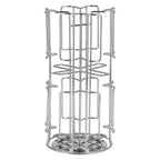 Household Coffee Capsule Holder Rotatable Storage Rack Shelf for 64Pcs Capsule Kitchen