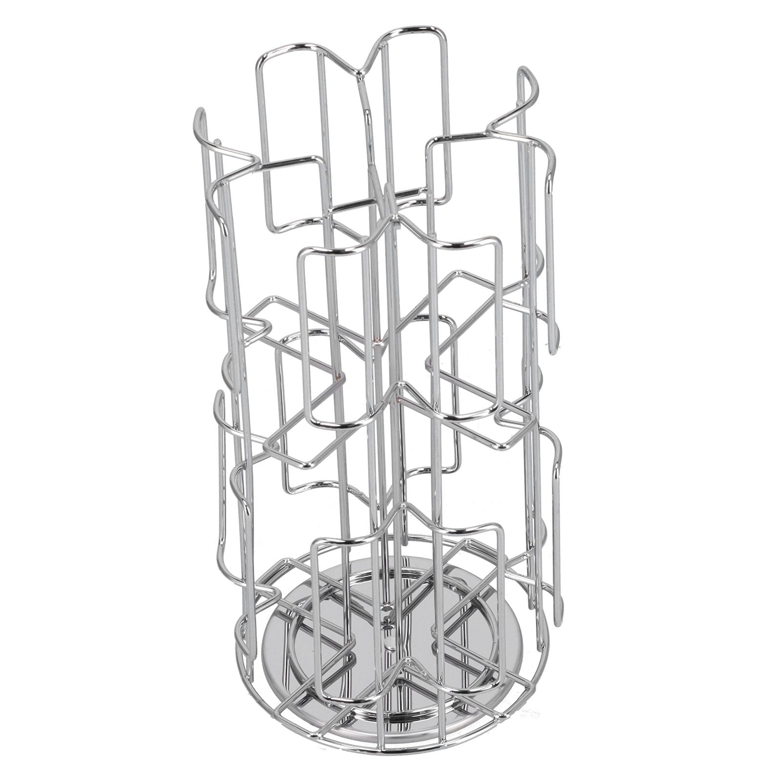 Household Coffee Capsule Holder Rotatable Storage Rack Shelf for 64Pcs Capsule Kitchen