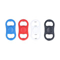 4Pcs Portable Manual Double Head Beer Bottle Opener Hand Decompression Toy Black White Blue Red