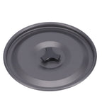 Outdoor Camping Pot Portable Aluminum Alloy Bonfire Hanging Pot with Lid Storage Bag for 6‑8 People