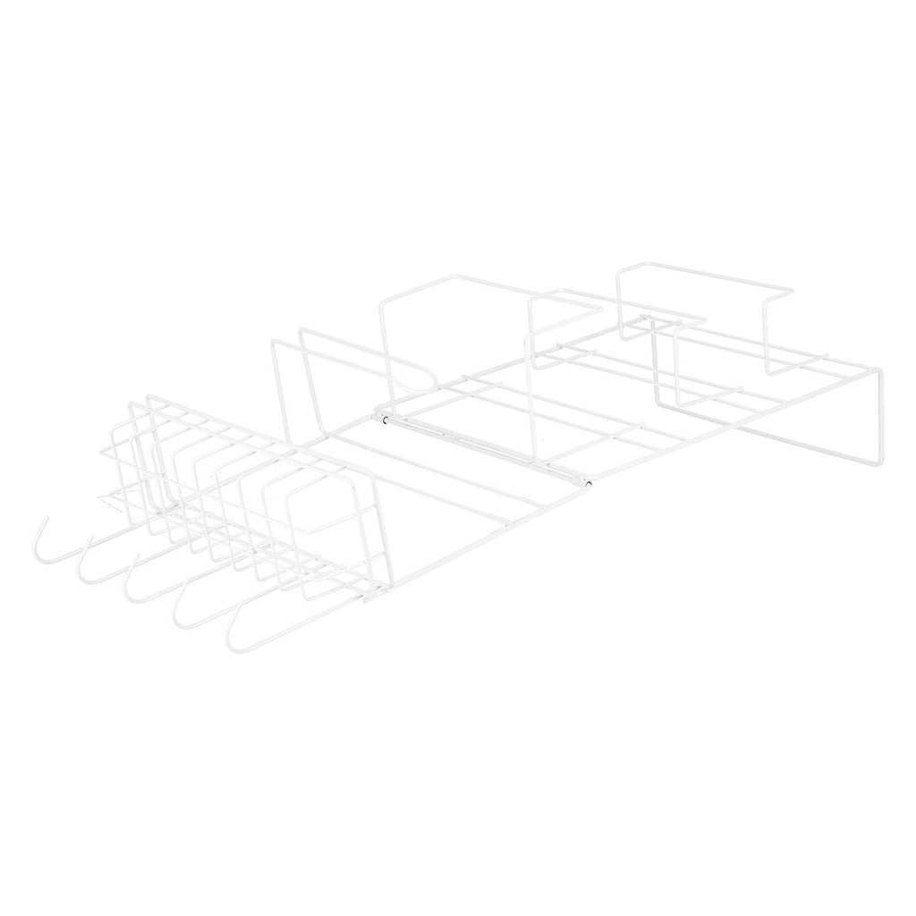 Refrigerator Storage Rack Iron Durable Side Wall Mounted Mini Fridge Organizer for Home Kitchen Restaurant