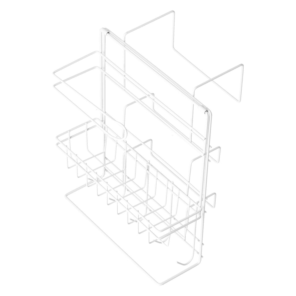 Refrigerator Storage Rack Iron Durable Side Wall Mounted Mini Fridge Organizer for Home Kitchen Restaurant