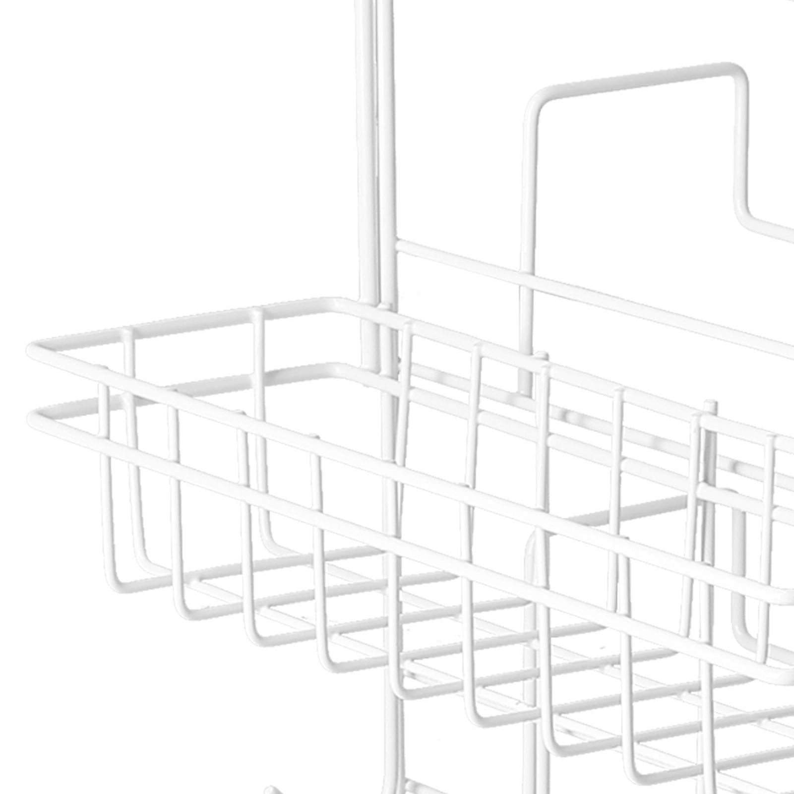 Refrigerator Storage Rack Iron Durable Side Wall Mounted Mini Fridge Organizer for Home Kitchen Restaurant