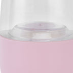 2 in 1 Pet Water Bottle Portable Anti Leakage Dog Food Bottler for Outdoor TravelingPink