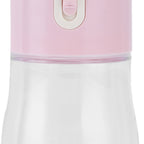2 in 1 Pet Water Bottle Portable Anti Leakage Dog Food Bottler for Outdoor TravelingPink