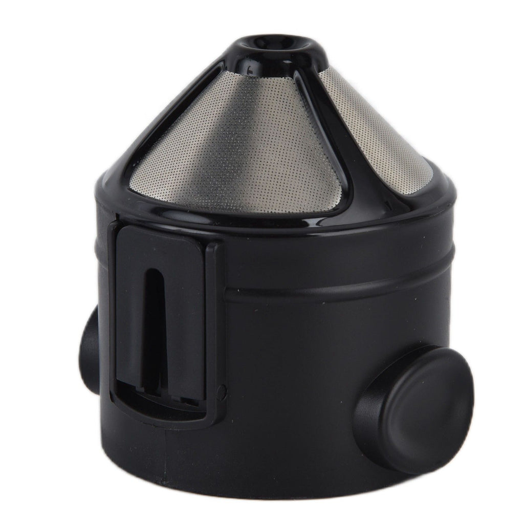 Pour Over Coffee Maker Portable Reusable Stainless Steel Coffee Filter with Double Mesh Liner