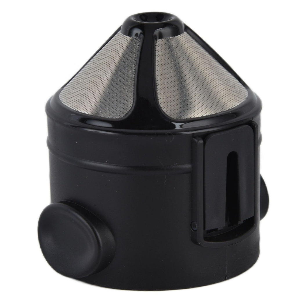 Pour Over Coffee Maker Portable Reusable Stainless Steel Coffee Filter with Double Mesh Liner