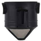 Pour Over Coffee Maker Portable Reusable Stainless Steel Coffee Filter with Double Mesh Liner