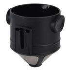 Pour Over Coffee Maker Portable Reusable Stainless Steel Coffee Filter with Double Mesh Liner