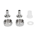 Stainless Steel Beer Keg Coupler Connector Fitting Beer Line Connector Kit for Brewing Equipment