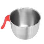 Stainless Steel Mixing Bowl with Handle Non Slip Deepen Splashproof Egg Whisking Bowl for Salad Serving2800ML