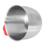 Stainless Steel Mixing Bowl with Handle Non Slip Deepen Splashproof Egg Whisking Bowl for Salad Serving2800ML