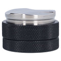 Black Coffee Tamper Stainless Steel Dual Head Coffee Distributor for Home Coffee Shop58MM