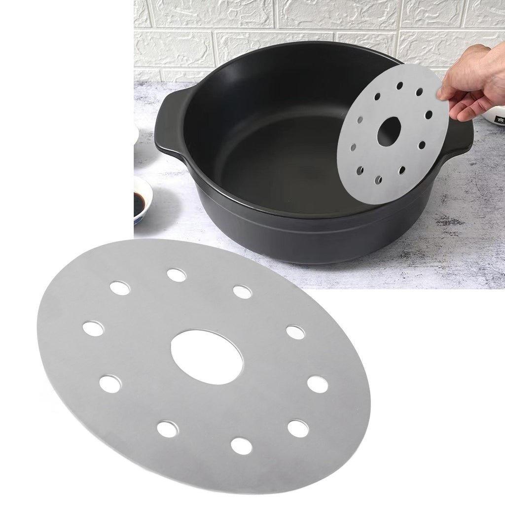 Heat Diffuser Stainless Steel Induction Cooktop Converter Disk for Gas Stove Glass Cooktop Magnetic Cookware13.8CM/5.43IN Diameter