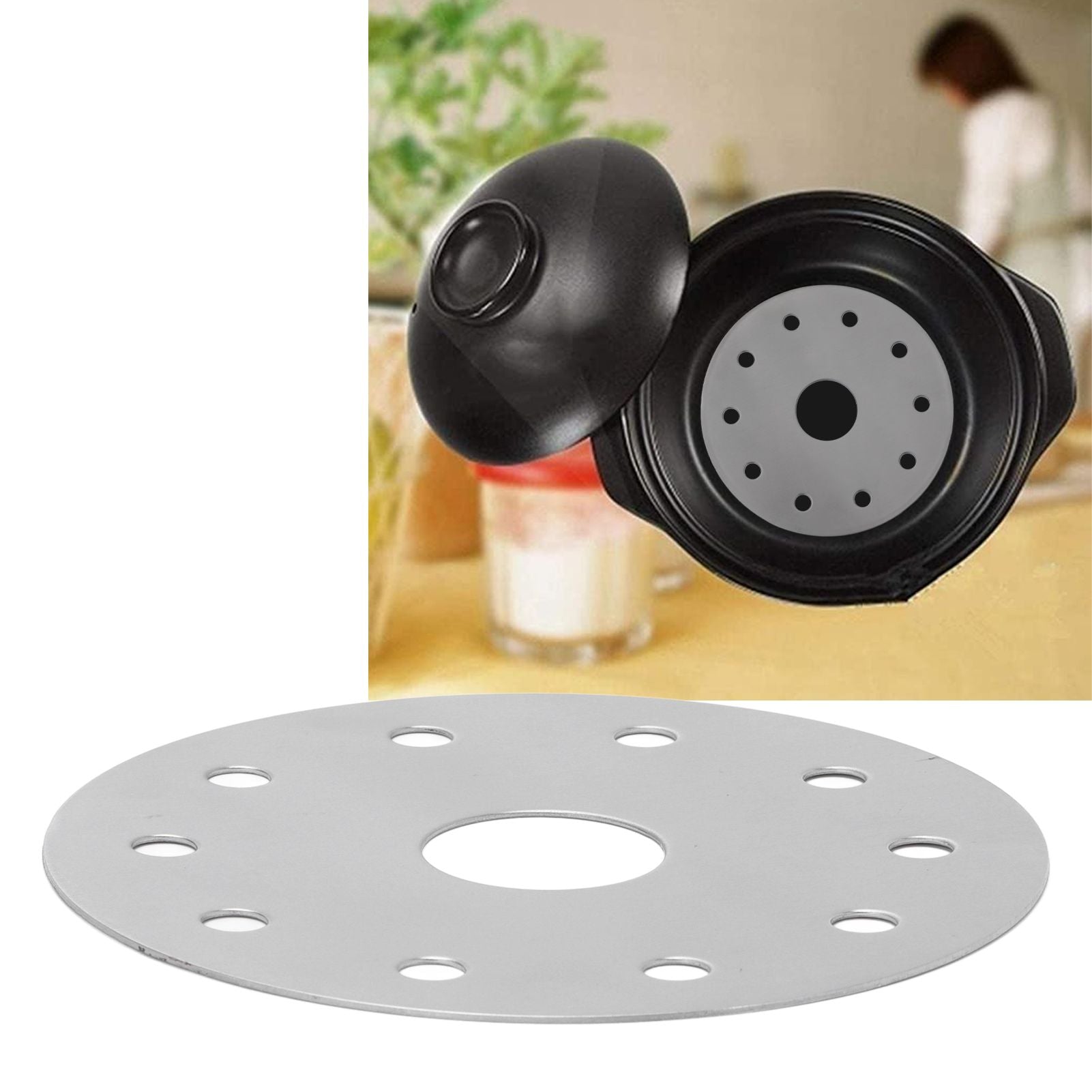 Heat Diffuser Stainless Steel Induction Cooktop Converter Disk for Gas Stove Glass Cooktop Magnetic Cookware13.8CM/5.43IN Diameter