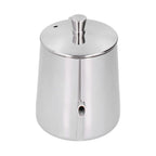Hand Drip Coffee Pot Stainless Steel Coffee Pouring Kettle Pour Over Gooseneck Tea Pot with LidSilver 350ml