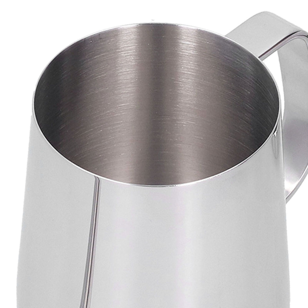 Hand Drip Coffee Pot Stainless Steel Coffee Pouring Kettle Pour Over Gooseneck Tea Pot with LidSilver 350ml