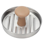 Hamburger Meat Press Stainless Steel Burger Making Tool with Plastic Handle Patty Maker Mold