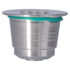 50mL Coffee Capsule Filter Stainless Steel Reusable Coffee Capsule Cup Coffee Machine Accessories for NespressoSquare Hole