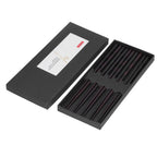 5 Pairs Chopsticks Ironwood Black Round Reusable 23cm/9.1in Long for Japanese Style Tableware Classic