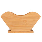 Coffee Filter Paper Holder Bamboo Countertop Reusable V Shape Tissue Dispenser for Home