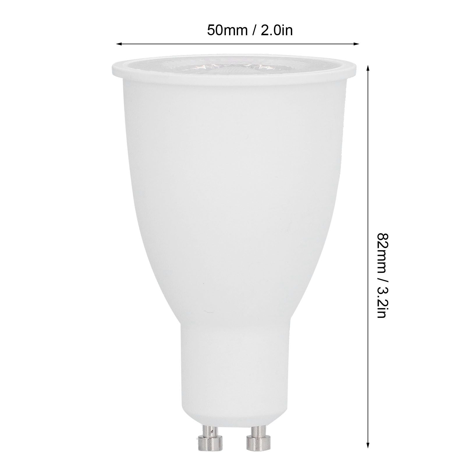 GU10 15W 1650lm LED Spotlight Embedded LED Spot Light Bulb for Home Office 100‑265VWhite Light