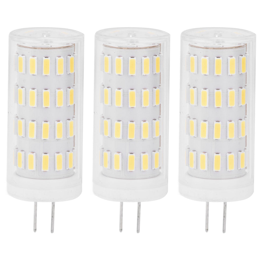 3PCS G4 LED Bulb 5W T3 JC Type Double Pin Base AC DC12‑24V Dimmable Outdoor Landscape BulbWarm Light