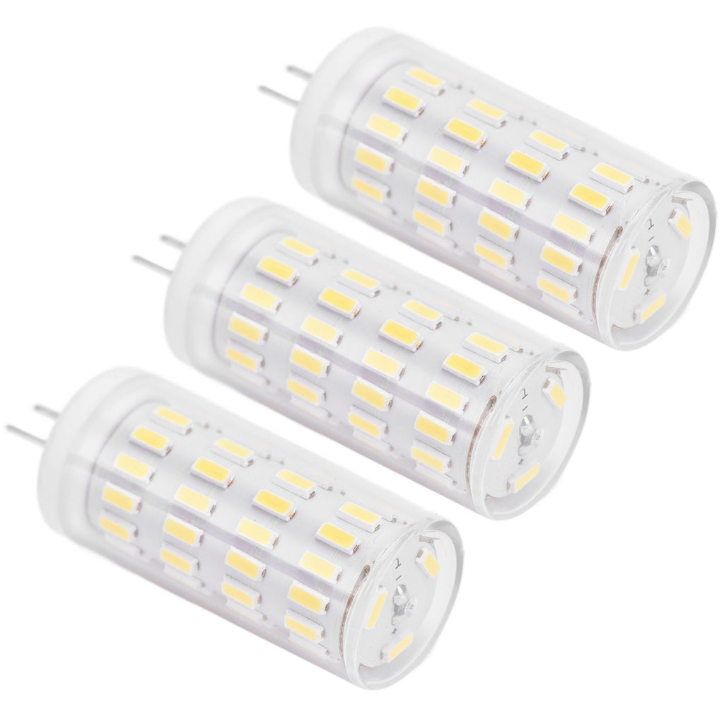 3PCS G4 LED Bulb 5W T3 JC Type Double Pin Base AC DC12‑24V Dimmable Outdoor Landscape BulbWarm Light