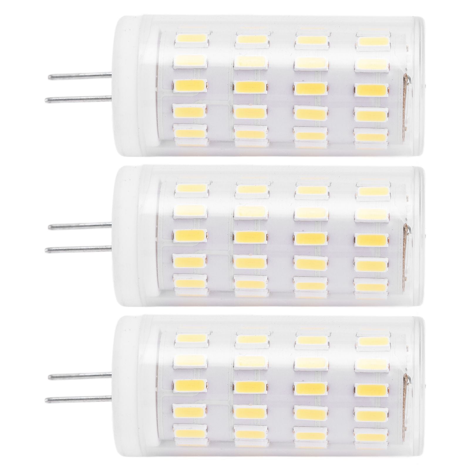 3PCS G4 LED Bulb 5W T3 JC Type Double Pin Base AC DC12‑24V Dimmable Outdoor Landscape BulbWarm Light