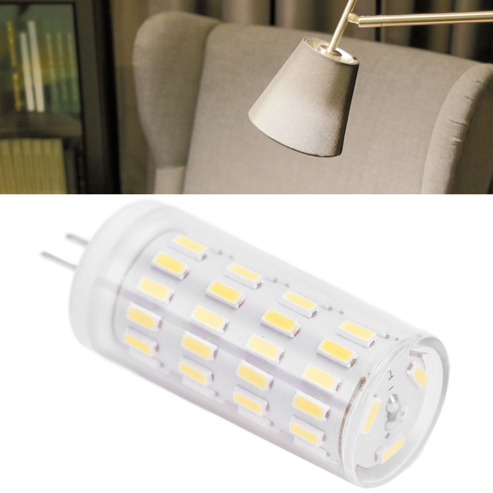 3PCS G4 LED Bulb 5W T3 JC Type Double Pin Base AC DC12‑24V Dimmable Outdoor Landscape BulbWarm Light