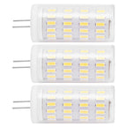 3PCS G4 LED Bulb 5W T3 JC Type Double Pin Base AC DC12‑24V Dimmable Outdoor Landscape BulbWhite Light