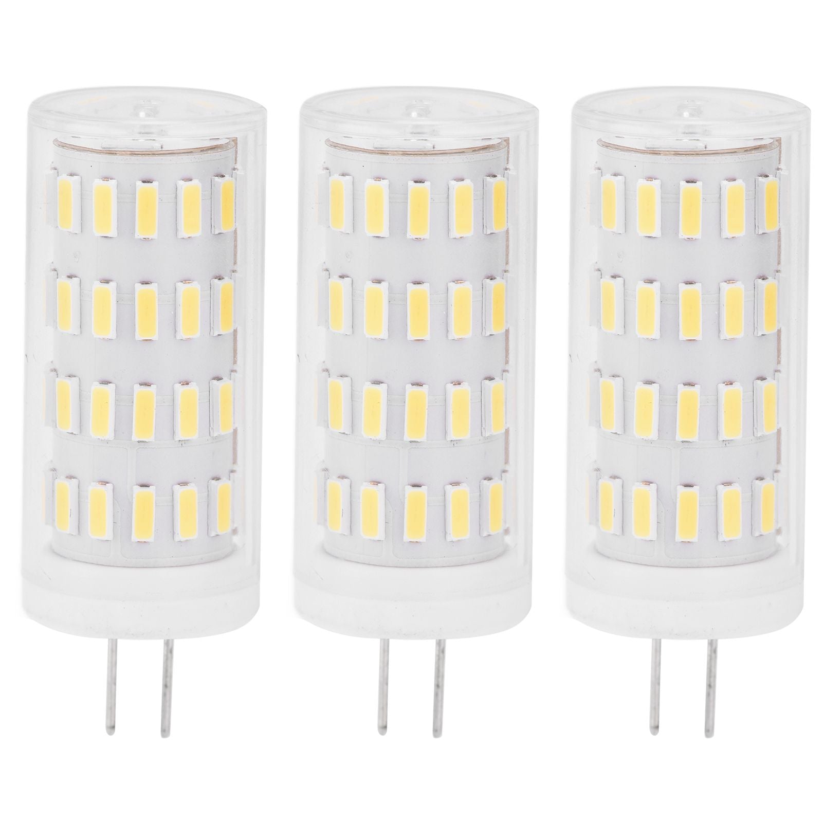 3PCS G4 LED Bulb 5W T3 JC Type Double Pin Base AC DC12‑24V Dimmable Outdoor Landscape BulbNatural Light