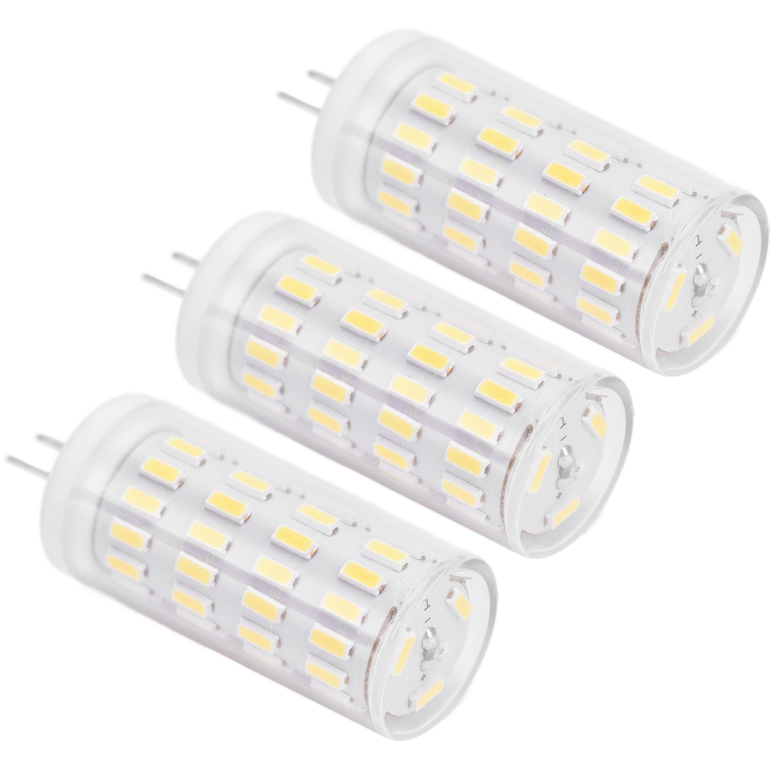 3PCS G4 LED Bulb 5W T3 JC Type Double Pin Base AC DC12‑24V Dimmable Outdoor Landscape BulbNatural Light