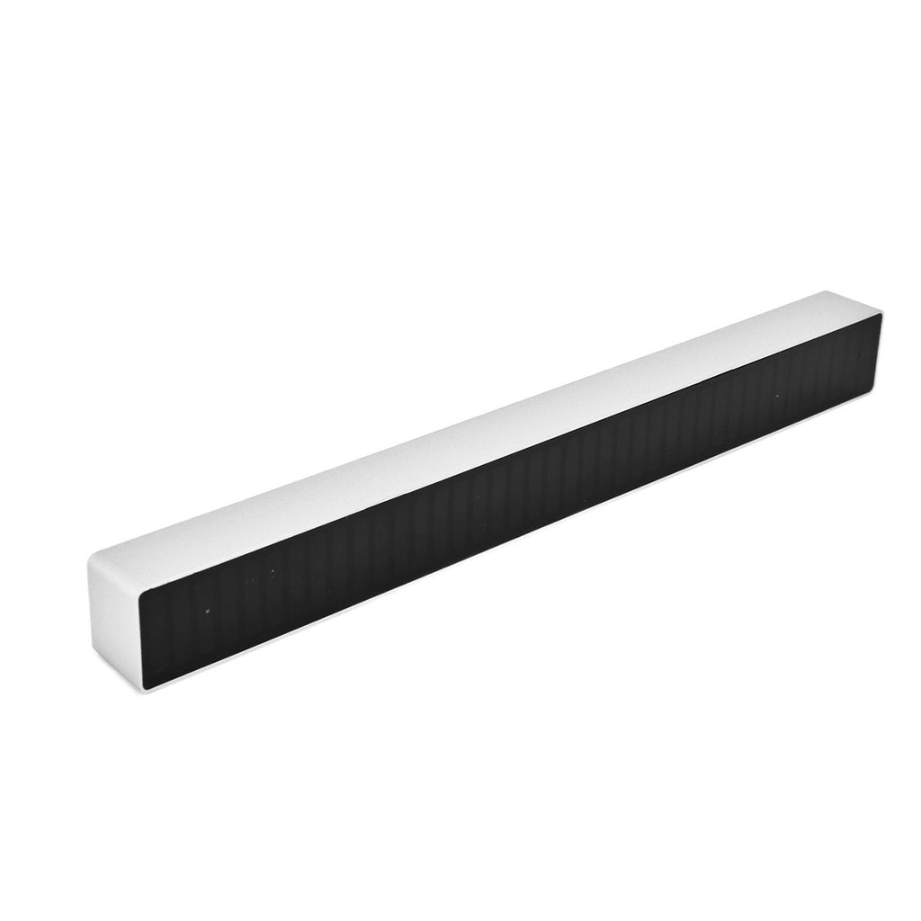 40LED RGB Rhythm Light Colorful USB Charging Light Bar Voice Control Light with Base for KTV Bar PartyWhite Shell