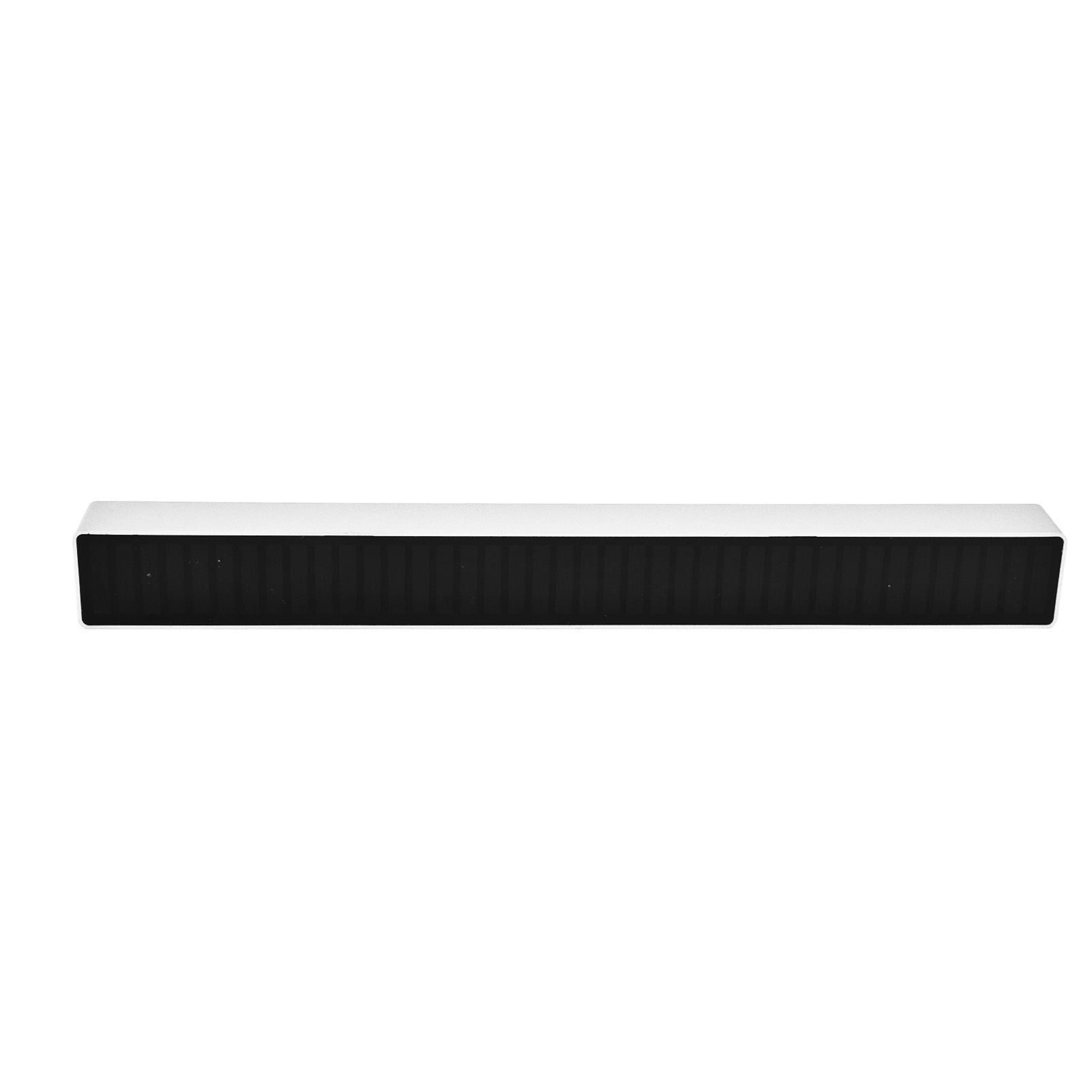 40LED RGB Rhythm Light Colorful USB Charging Light Bar Voice Control Light with Base for KTV Bar PartyWhite Shell