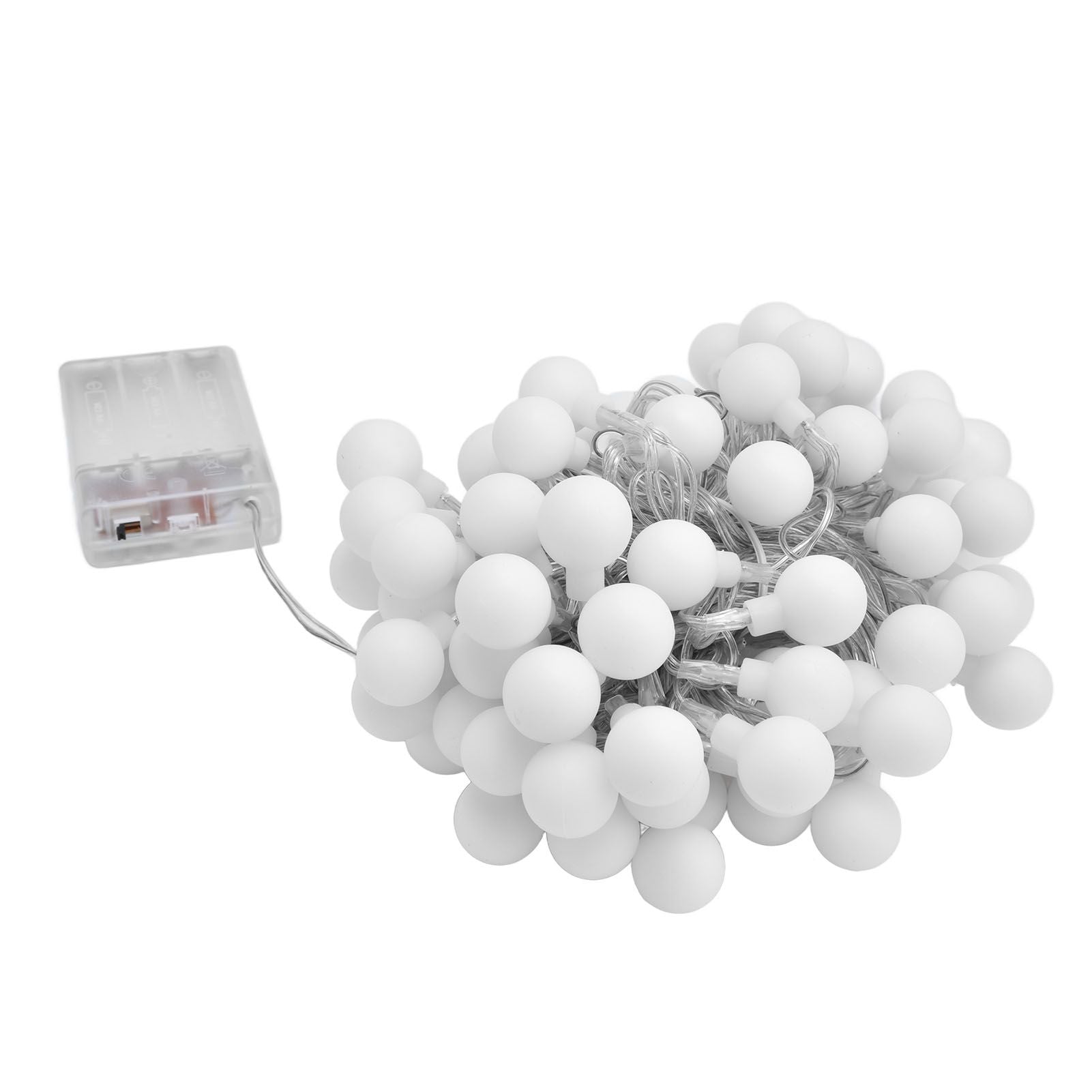 10m LED Artificial Pearl String Lamp 100LED Decorative Spherical String Light with 2 Lighting Modes