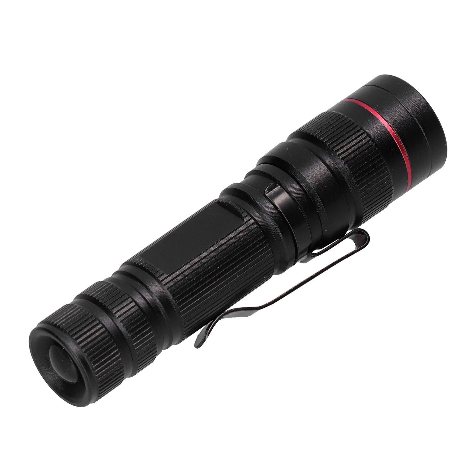 Mini UV Flashlight Telescopic Focusing Portable 365nm Flashlight for Banknote Jade Detection Night Search