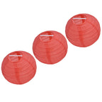 4 Inch Red Paper Lanterns Decorative Round Chinese Lanterns for Birthday Weddings