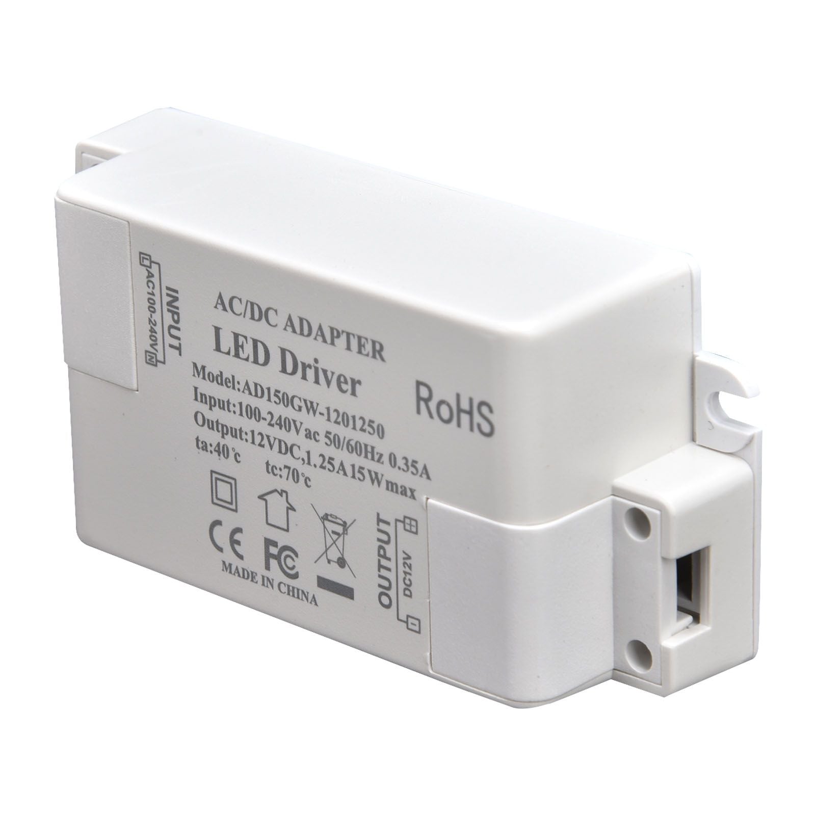 LED Driver 0.35A Small Indoor Lighting LED Lamp Power Supply Drive Transformer AC 100‑240V