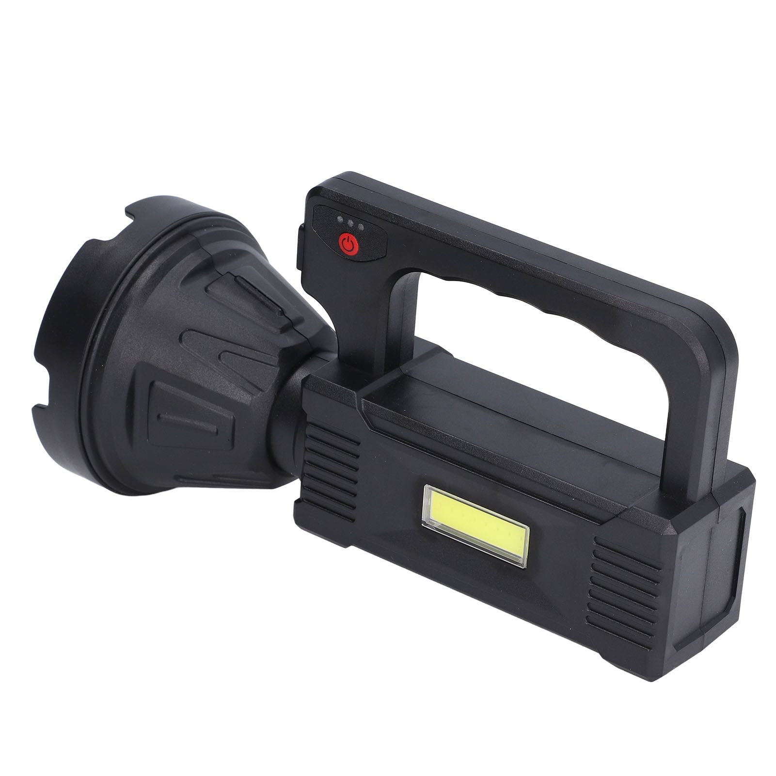 Spotlight Flashlight USB Charging Dual Light Source Smart Battery Display Multi Speed Mode Flash Light