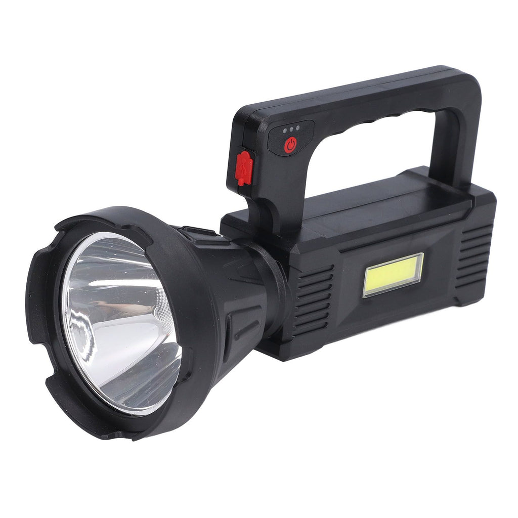 Spotlight Flashlight USB Charging Dual Light Source Smart Battery Display Multi Speed Mode Flash Light