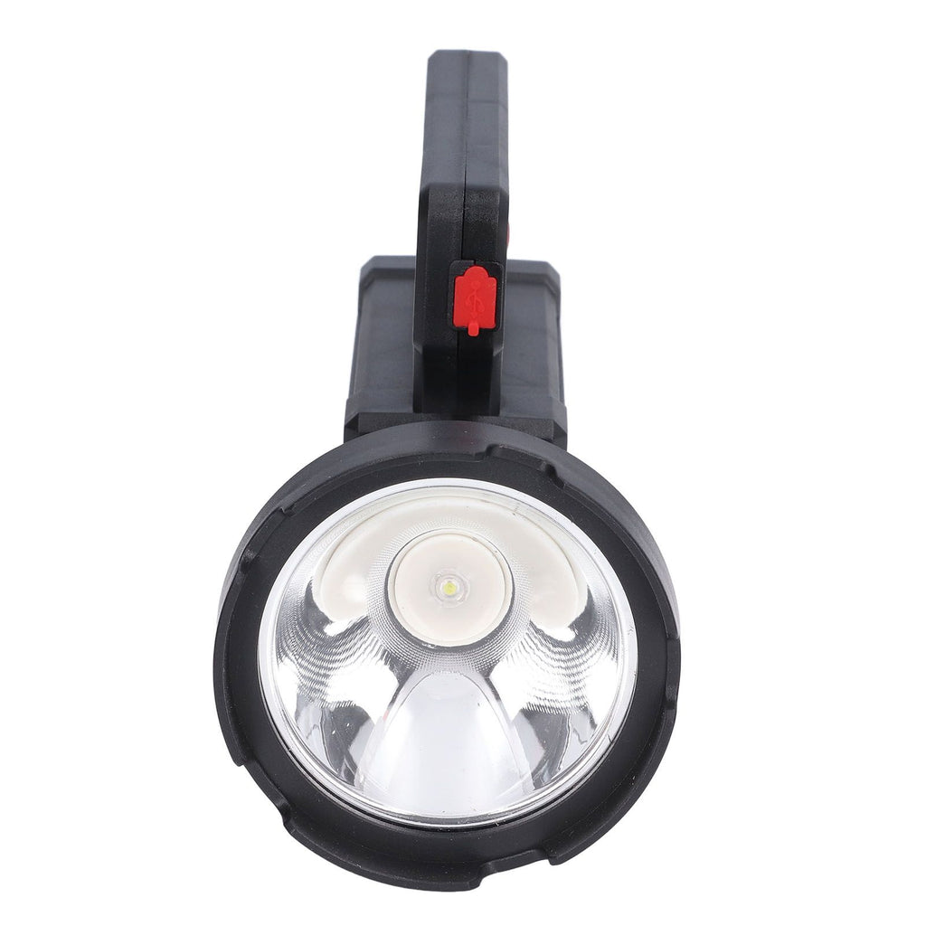 Spotlight Flashlight USB Charging Dual Light Source Smart Battery Display Multi Speed Mode Flash Light
