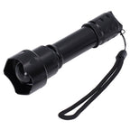 LED Flashlight Telescopic Zoom Protective Function Fashion Design IP65 Waterproof 5000LM Zoom Flashlight