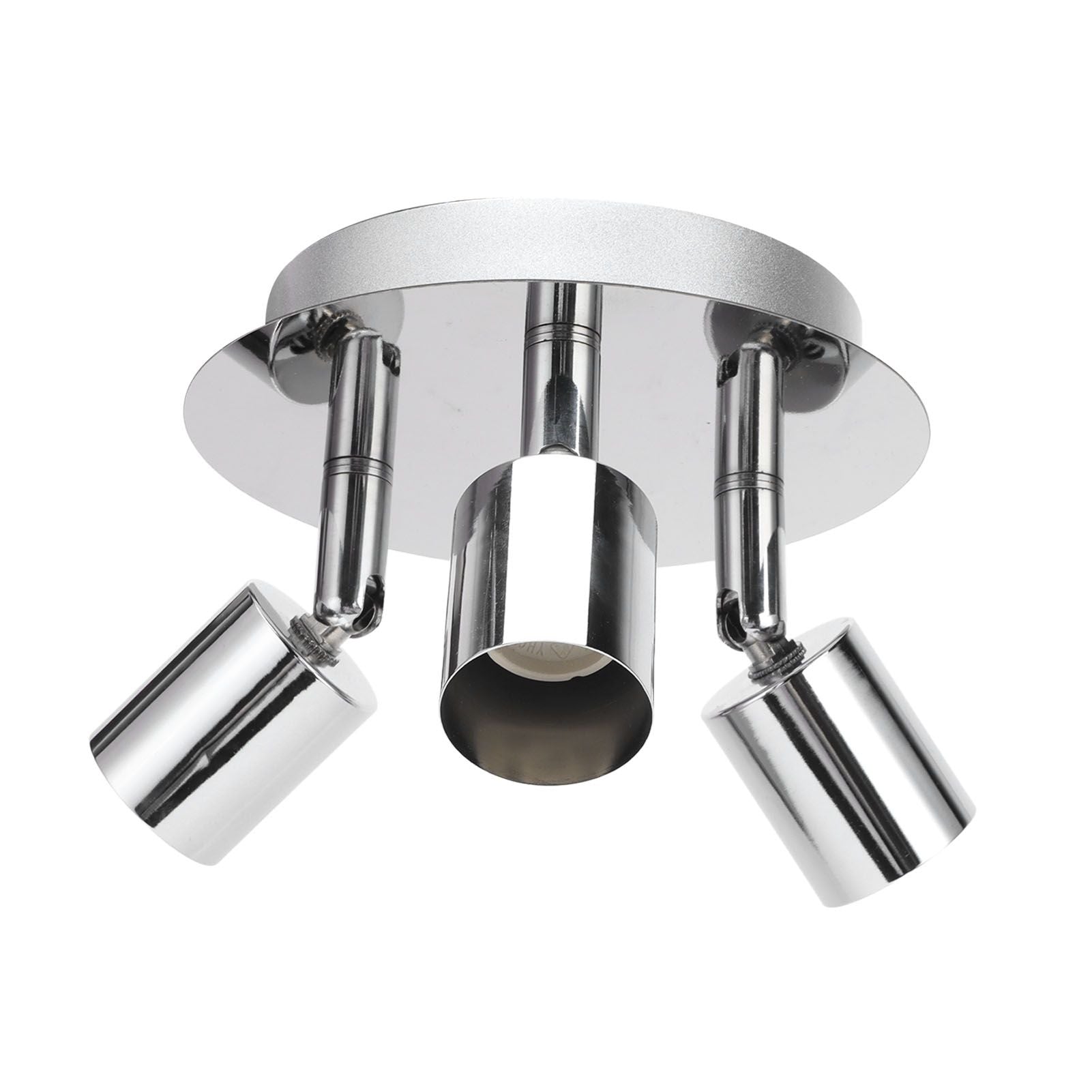 Lamp Holder 3 Head Circle Shape Modern Simple GU10 Base Flexible Rotation Light Holder for Bedroom 85‑265V