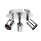 Lamp Holder 3 Head Circle Shape Modern Simple GU10 Base Flexible Rotation Light Holder for Bedroom 85‑265V