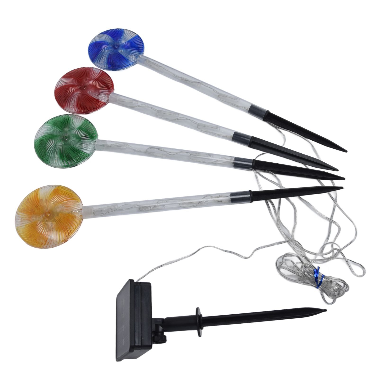 Candy Christmas Pathway Lights IP44 Waterproof LED Lighted Pathway Markers for Christmas Decor