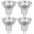 4Pcs MR11 LED Bulb 3W 300lm Bulb with 9 Beads Double Pin Base for Spotlight Landscape LampCold White Light