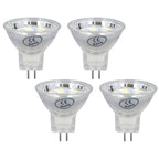 4Pcs MR11 LED Bulb 3W 300lm Bulb with 9 Beads Double Pin Base for Spotlight Landscape LampCold White Light