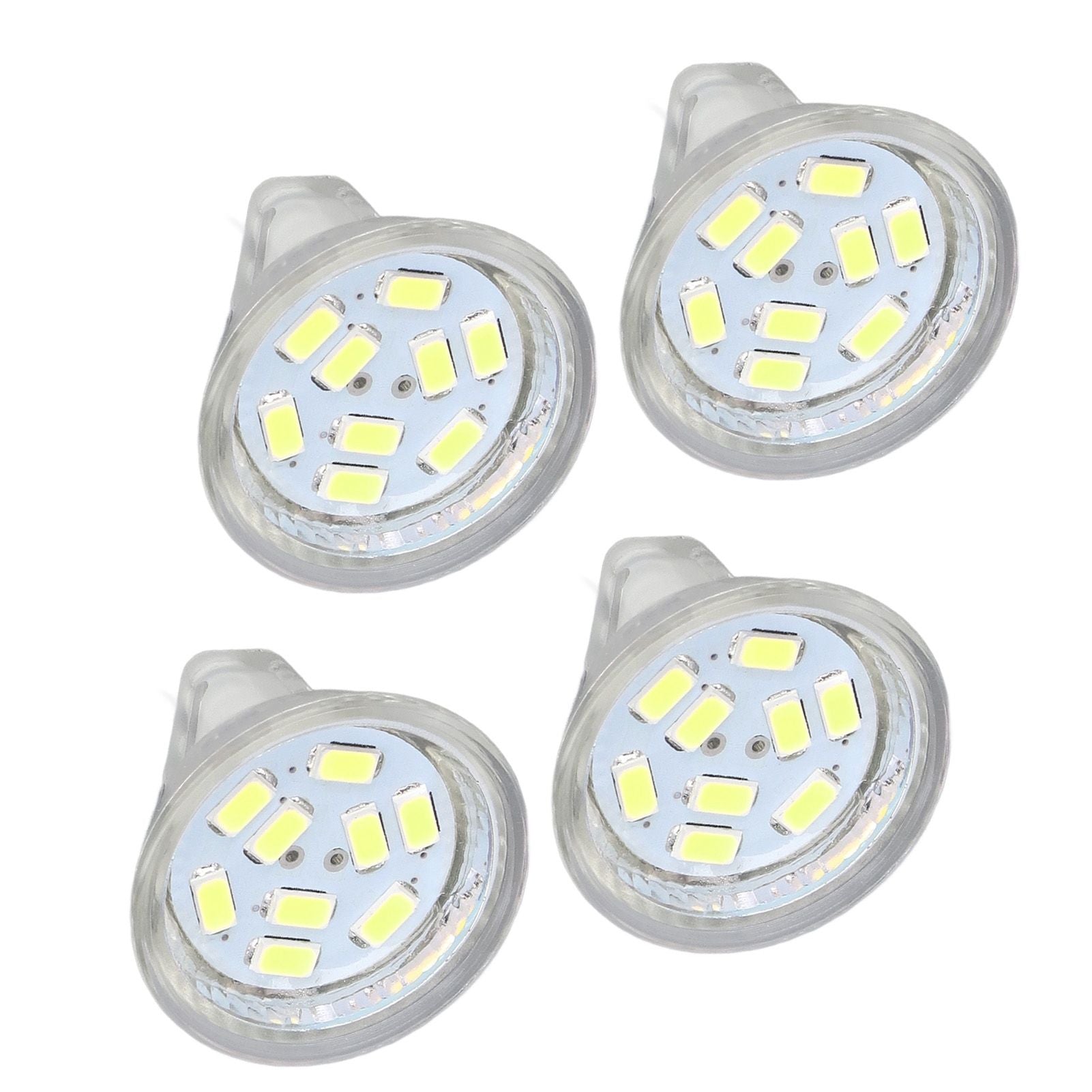 4Pcs MR11 LED Bulb 3W 300lm Bulb with 9 Beads Double Pin Base for Spotlight Landscape LampCold White Light
