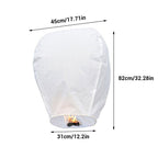 Chinese Lanterns Lanterns Biodegradable Fire Resistant Paper Lantern Chinese Wish Lanterns